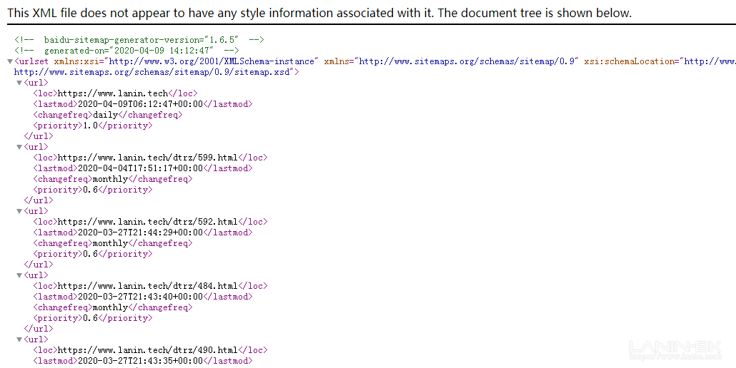 图片[2]-wordpress网站地图静态化插件-趣玩吧-LANIN·BK 兰宁博客
